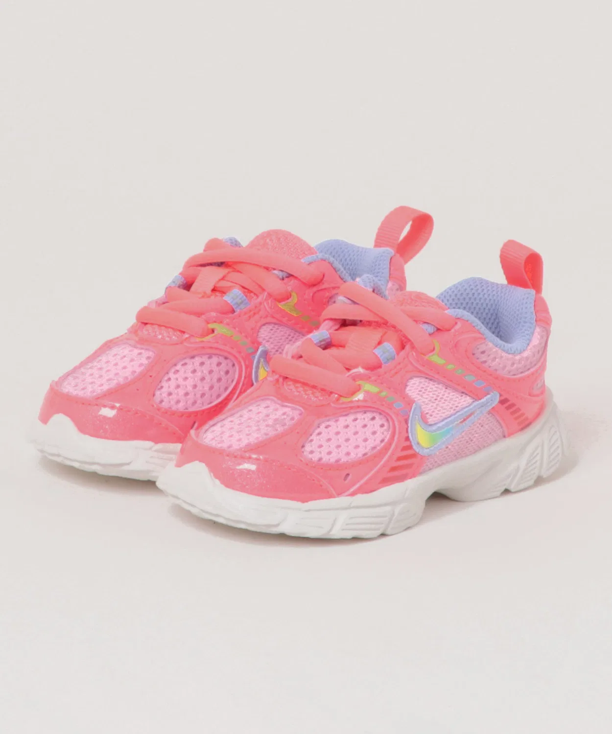 Детские кроссовки с шнуровкой V5 RNR LACE BT NIKE, Hot Punch/Multi Color