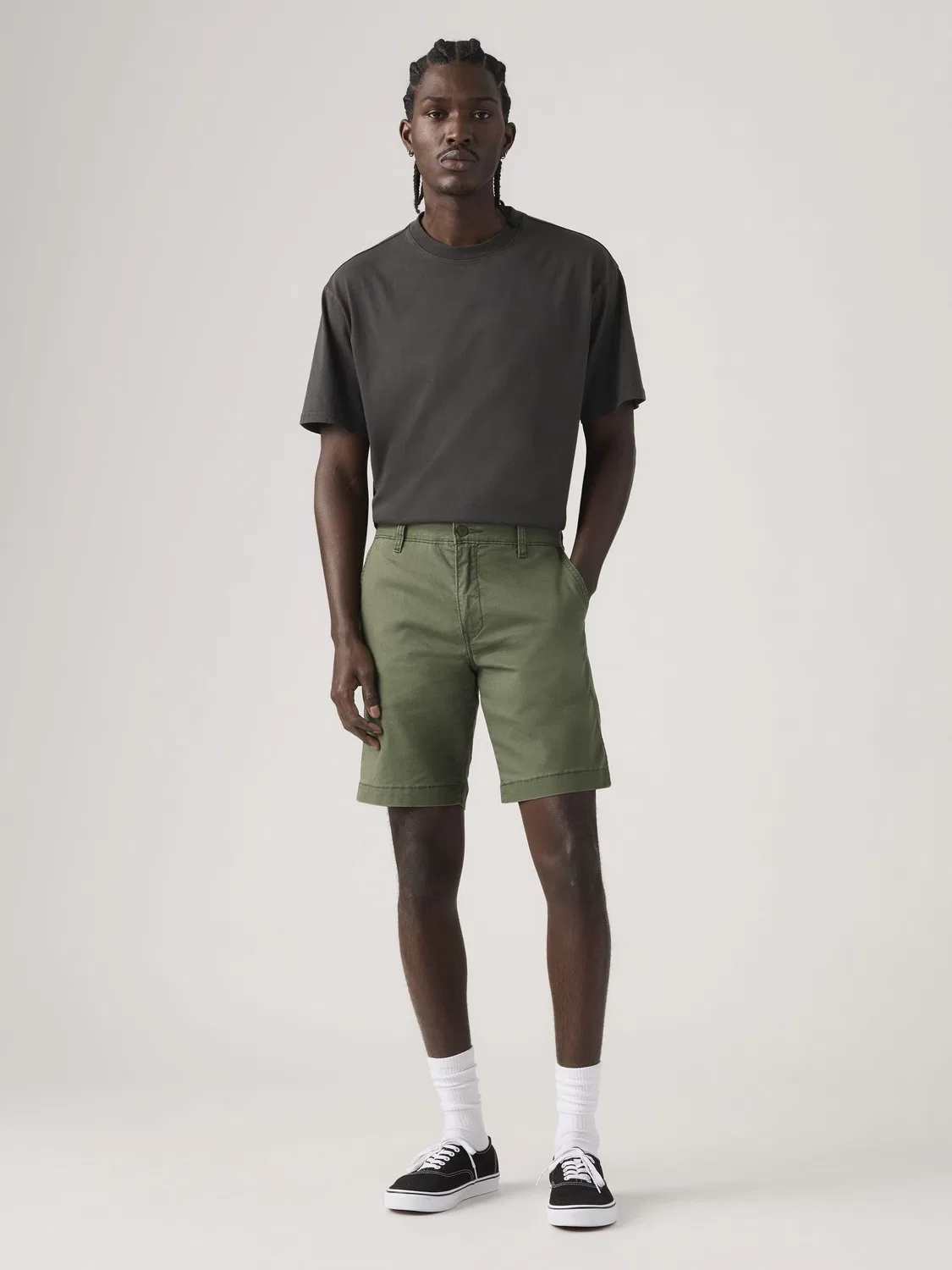 Зауженные шорты чинос Levi's Kambaba Natural XX — фото 2