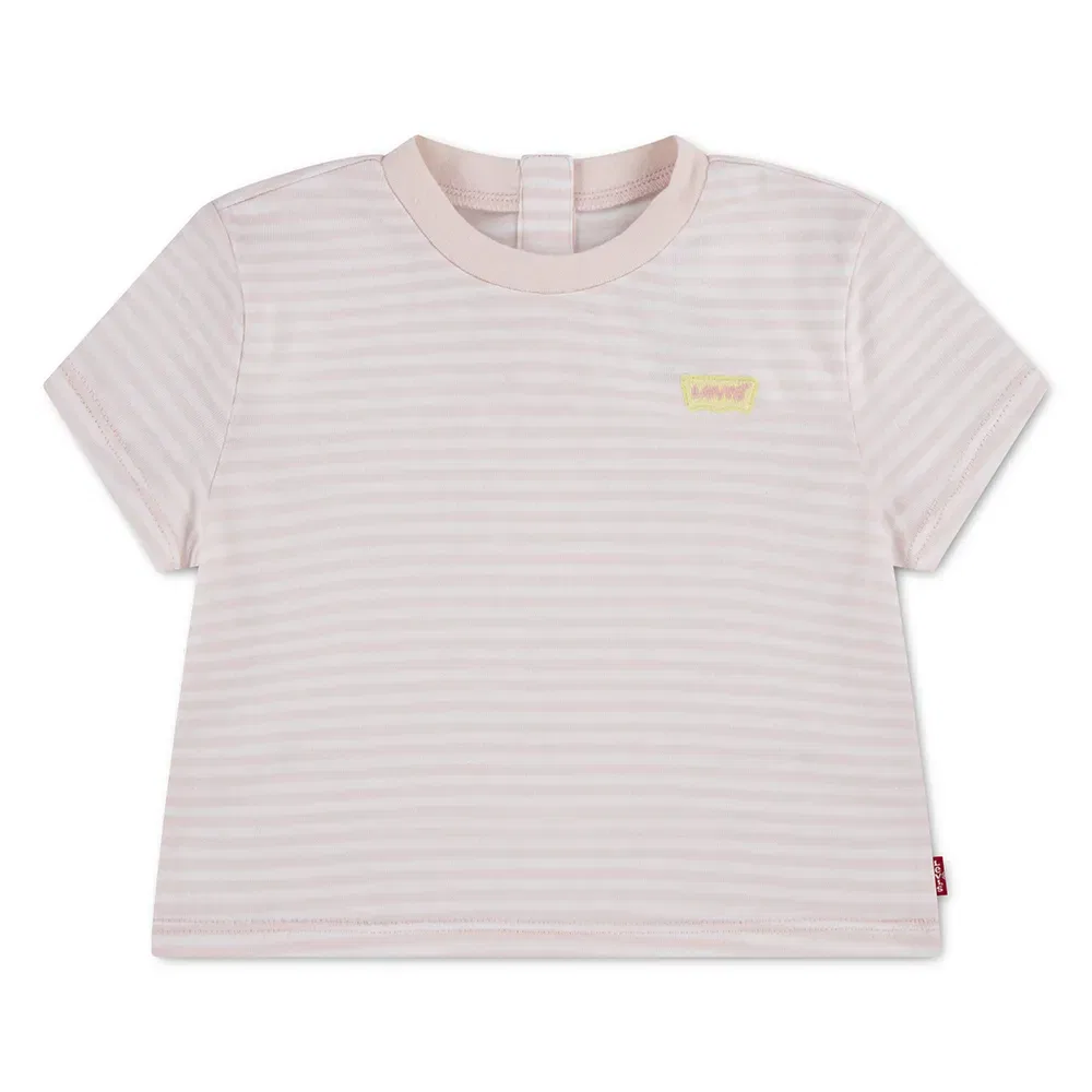Футболка с коротким рукавом в полоску Mini Batwing Levi´S, розовый