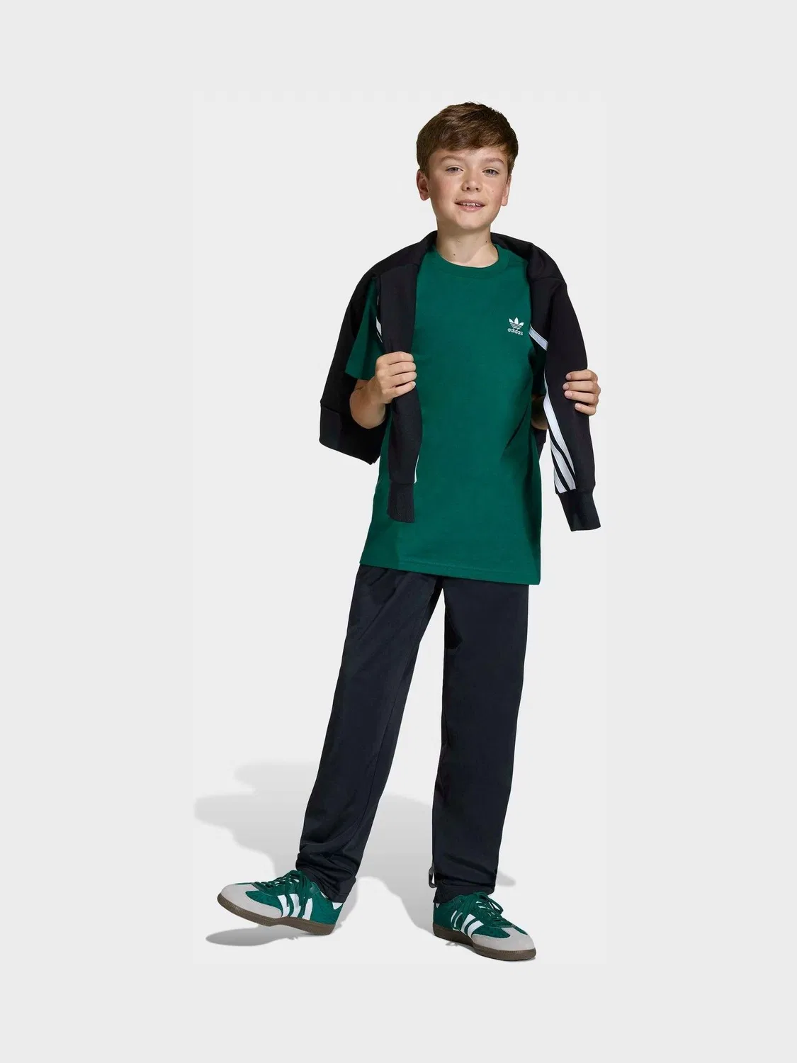 Футболка adidas Originals, модель Dark Green, зеленый — фото 3