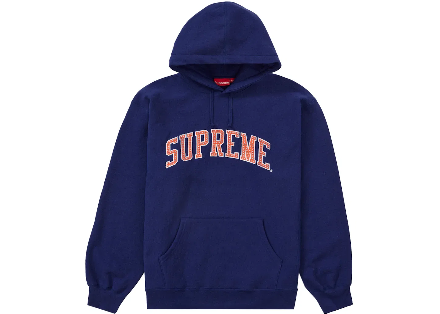 Мужская худи с капюшоном с принтом Supreme Arc Supreme, Dark Royal