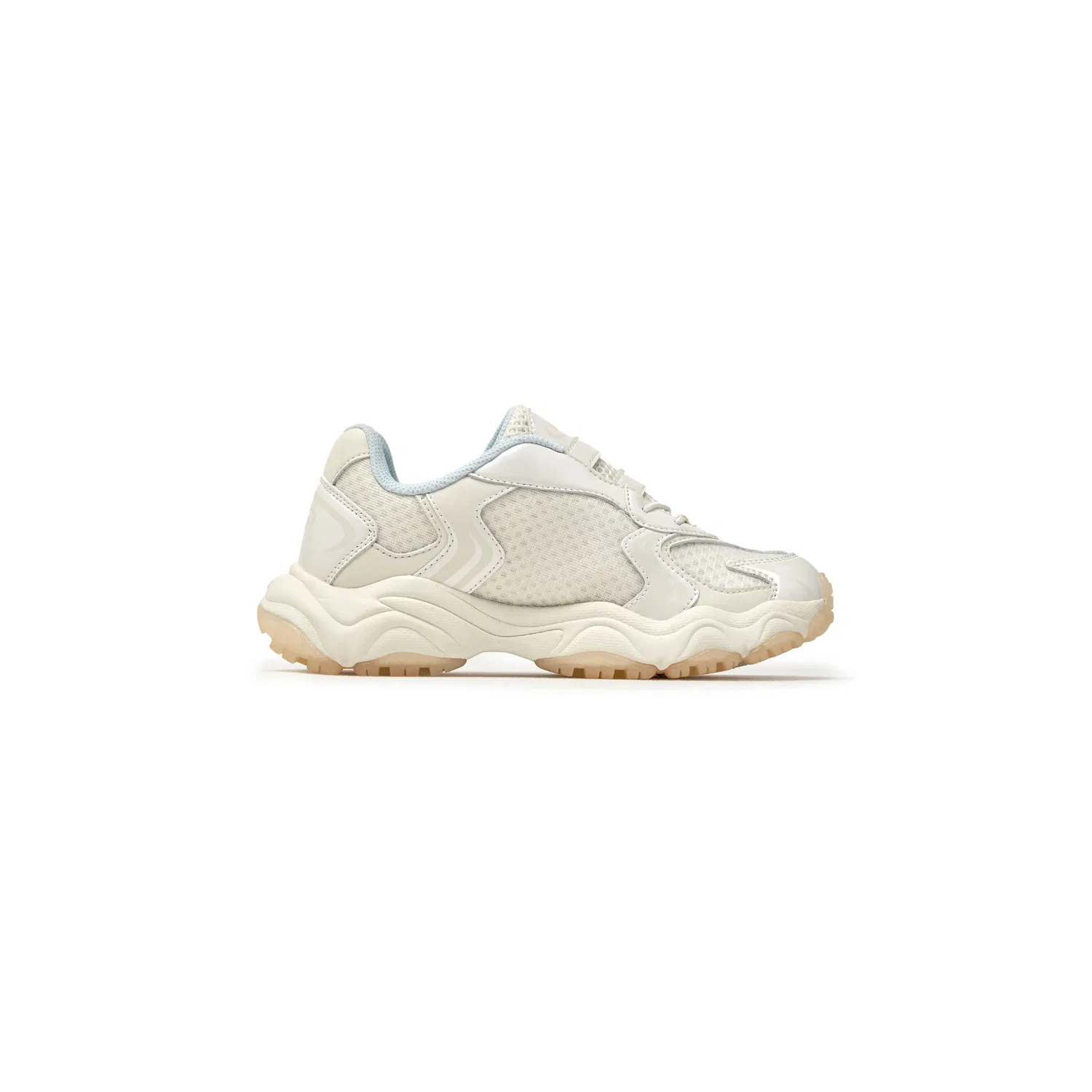 Детские кеды MLB New York Yankees Polyester Breathable Low top Casual Shoes, Cream — фото 3