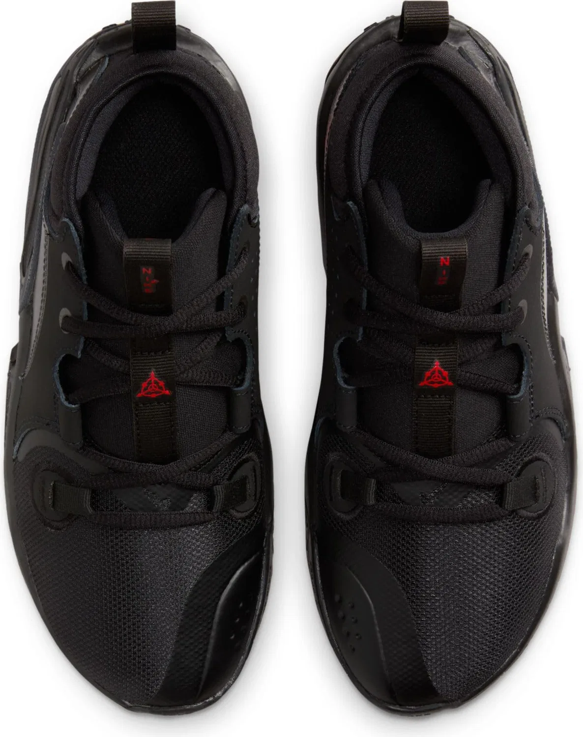 Детские кроссовки для мальчиков баскетбольные Air Zoom Crossover 2 NIKE, Black Anthracite Bright Crimson Tint — фото 3