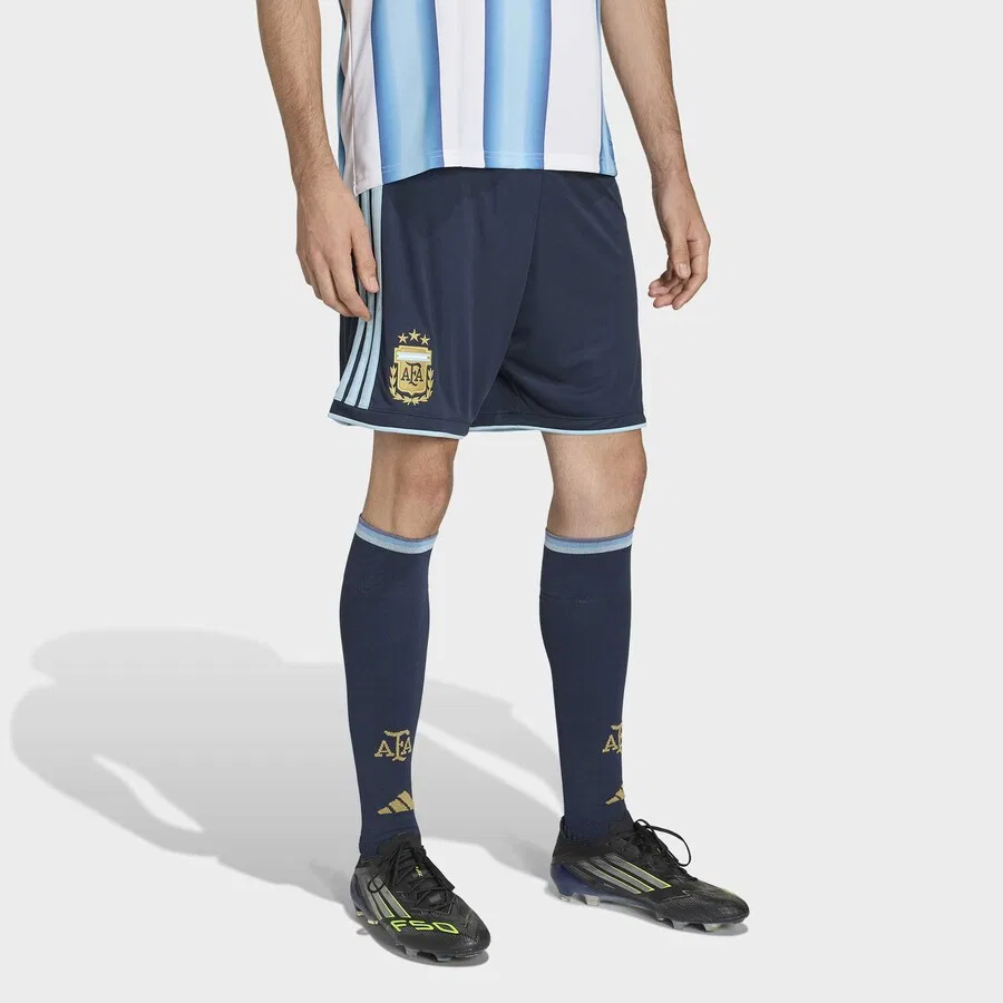 Спортивные шорты ADIDAS PERFORMANCE Regular Workout Pants 'Argentina 26 Home' темно-синего цвета — фото 3