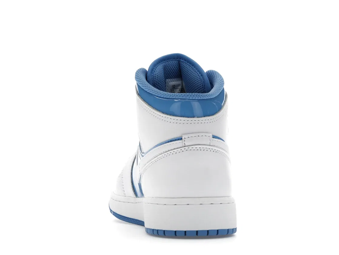 Детские кроссовки Lifestyle с модельным номером Jordan 1 Mid Jordan, White/Legend Blue — фото 4
