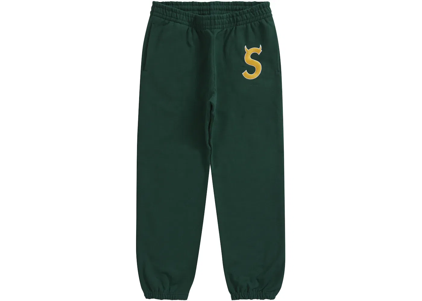 Мужские спортивные штаны с логотипом Supreme, Dark Green