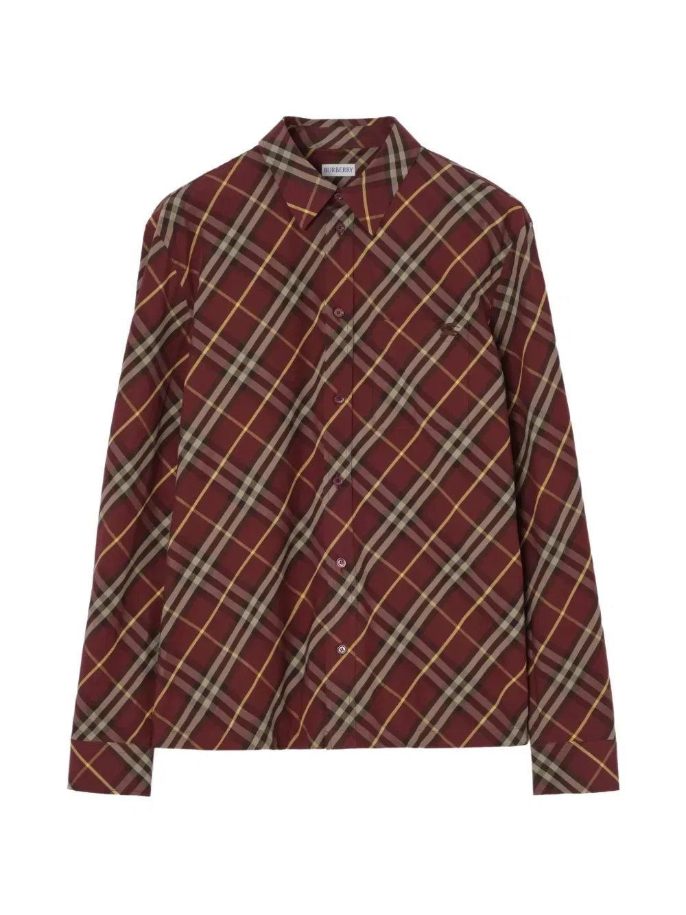 Рубашка в клетку Burberry, красный