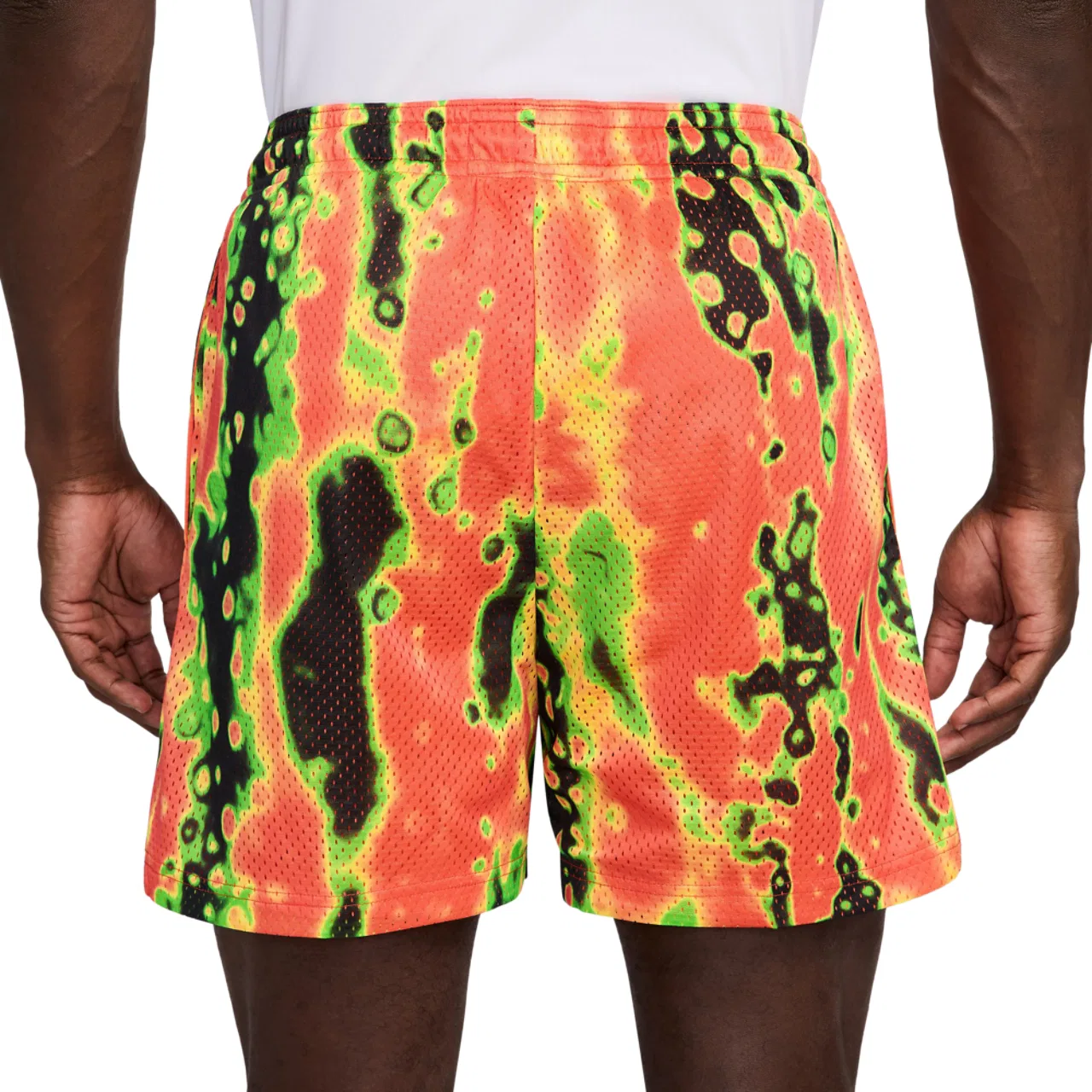 Мужские шорты Dri-FIT 5 Inch Mesh Print Nike, цвет Turf Orange/Pale Ivory — фото 2