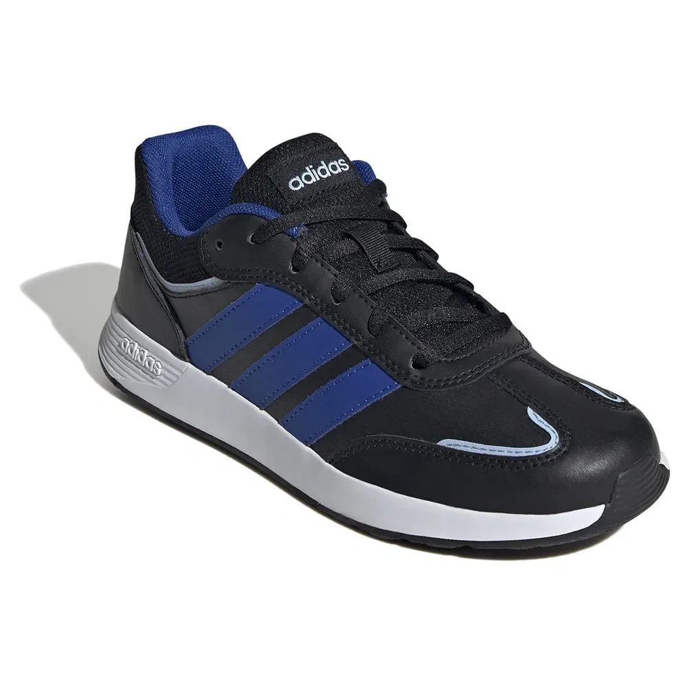 Детские кроссовки для девочек с липучками Tensaur Switch Adidas, Black — фото 4
