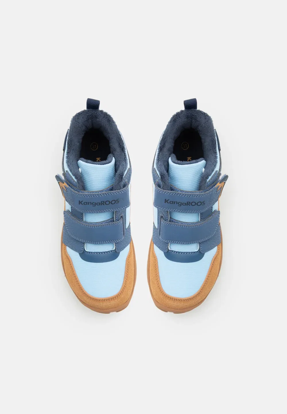 K bxk grashopper средней босиком, унисекс - высокие кроссовки Kangaroos, Sunbaked/Dark Navy — фото 4