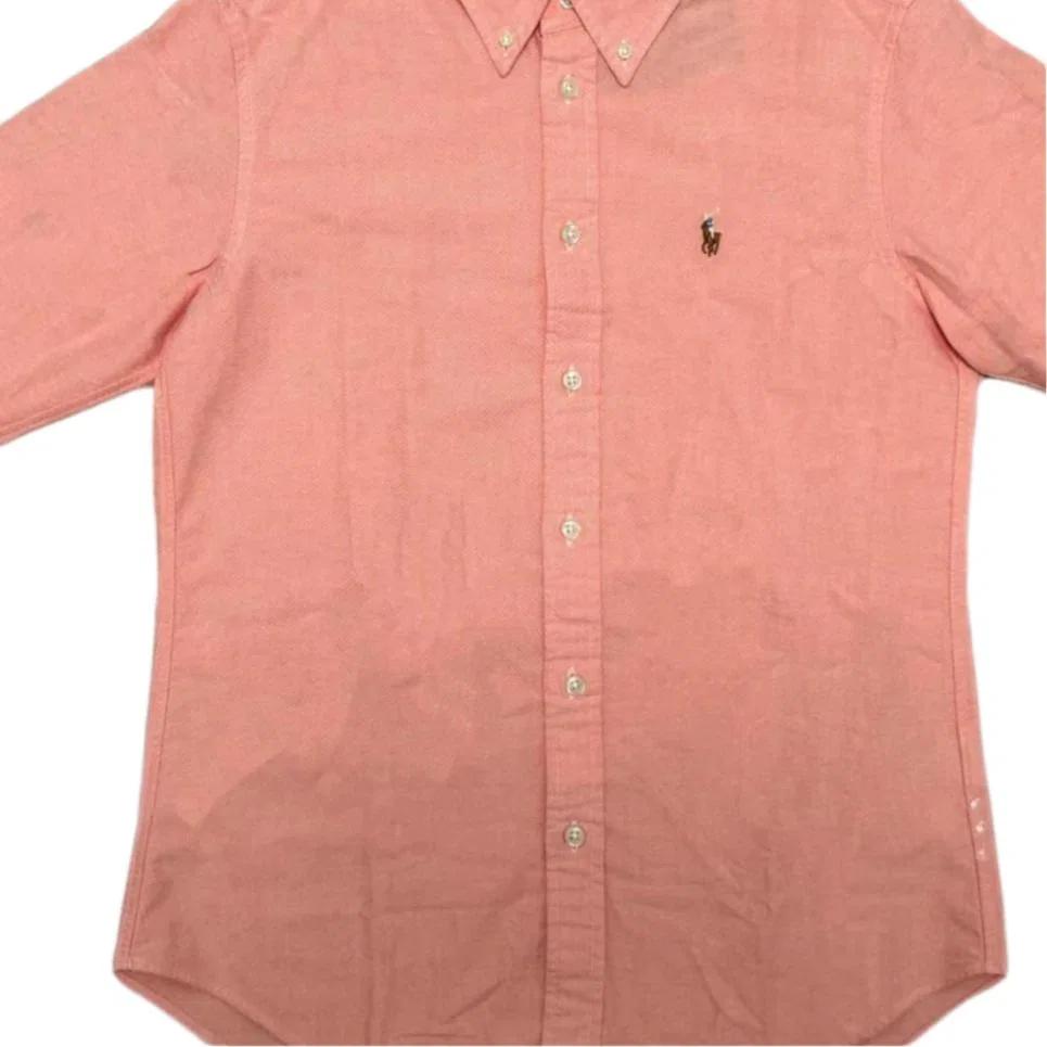 Женская рубашка с отложным воротником Polo Ralph Lauren, Grapefruit — фото 4