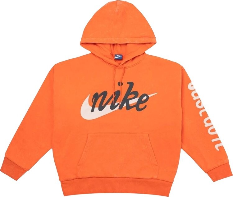 Пуловер Nike x Cactus Plant Flea Market Shoebox Heavyweight Hooded Pullover 'Orange', оранжевый — фото 2
