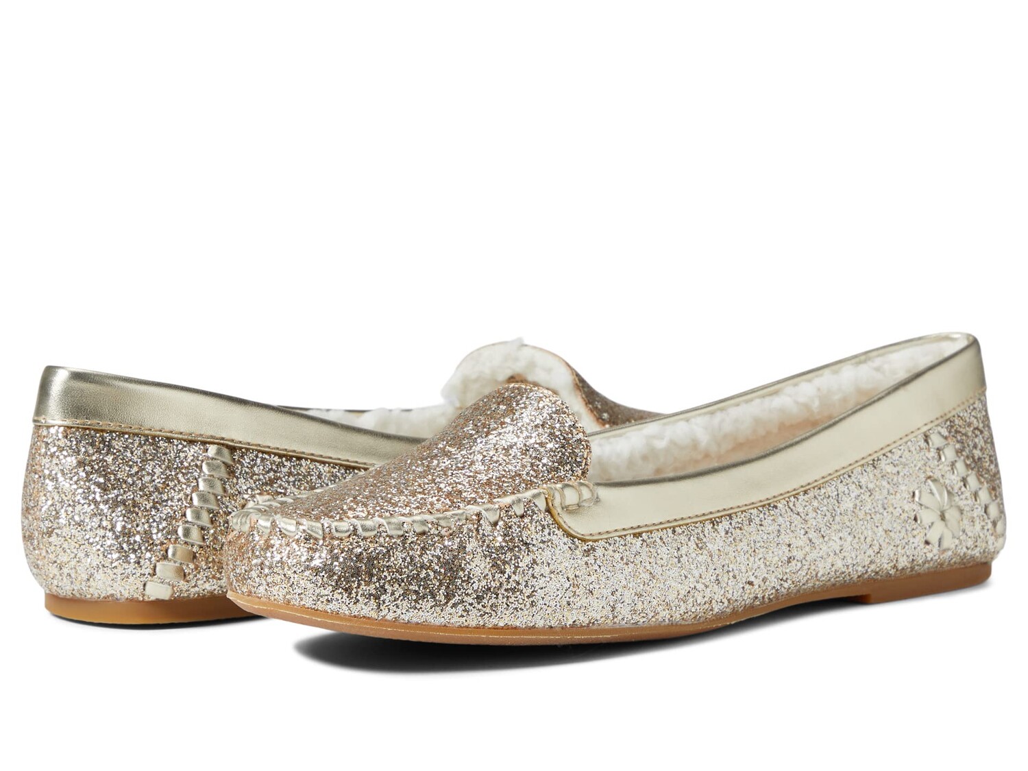 

Мокасины Jack Rogers, Millie Glitter Moccasin Sherpa Lined