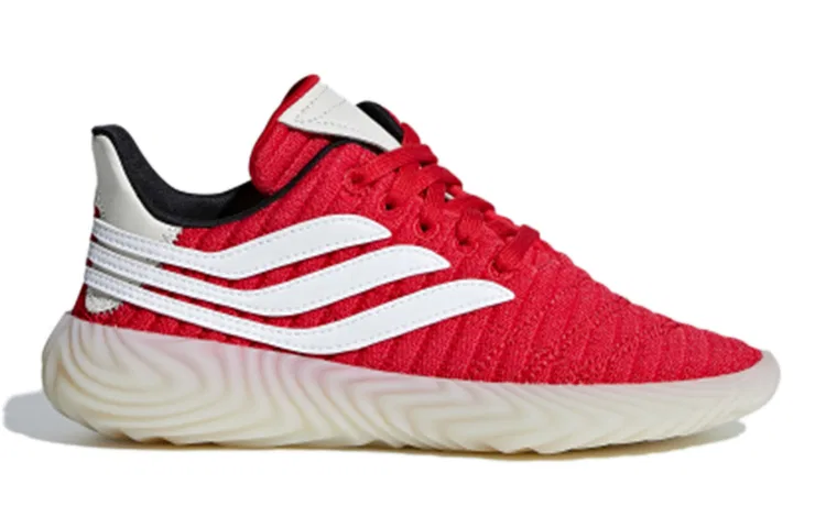 Детские кроссовки с асимметричным дизайном Sobakov Adidas Originals, Red — фото 4