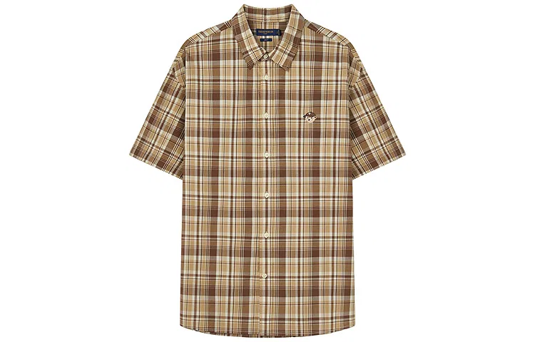 Детская рубашка с принтом Evergreen Preppy Style Teenie Weenie Men, Blue — фото 3