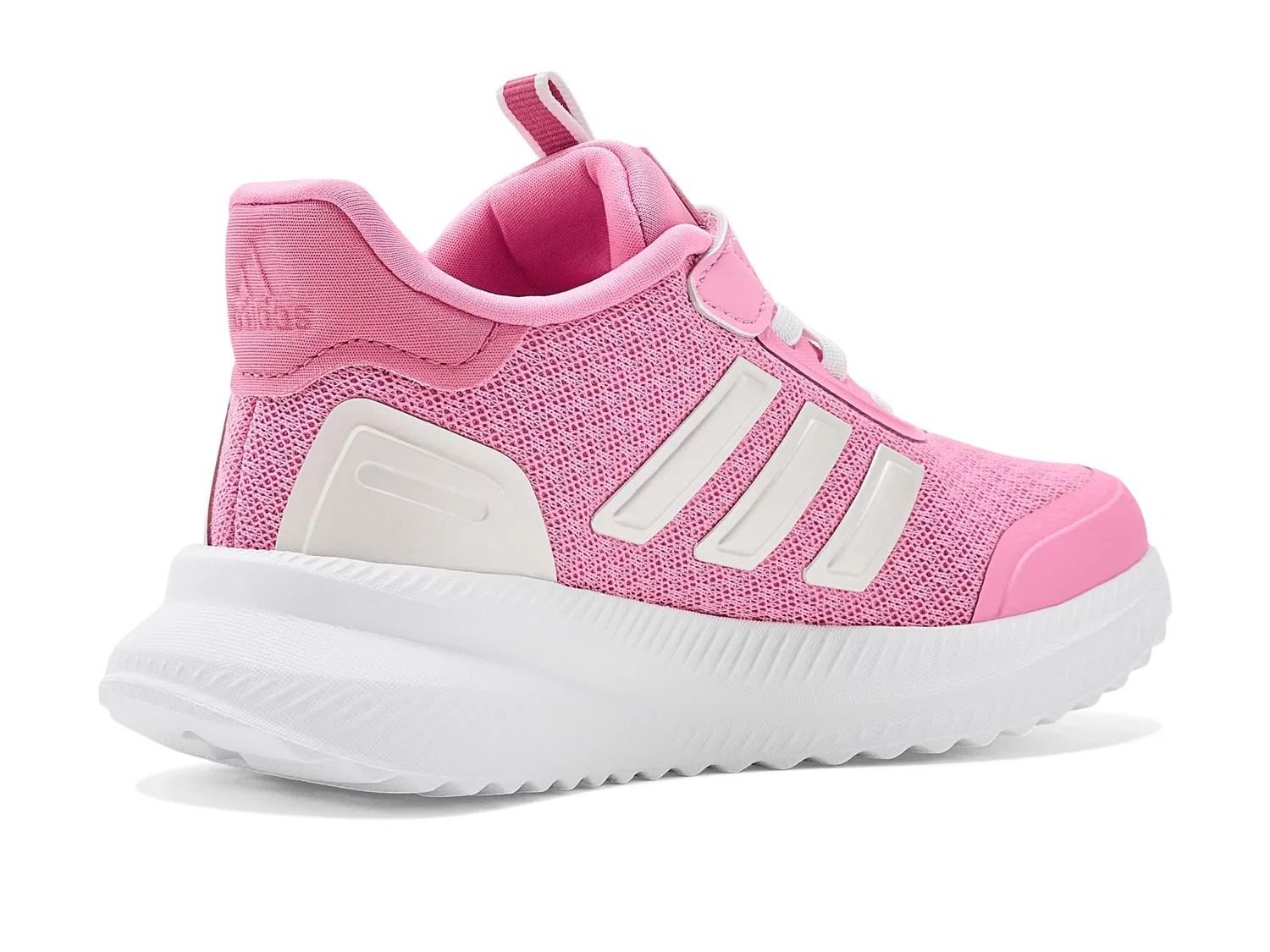 Кроссовки X_PLR Path Elastic Lace & Strap (для маленьких детей) Adidas Kids, Zero Metallic/St Tropic Bloom/Pink Fusion — фото 4