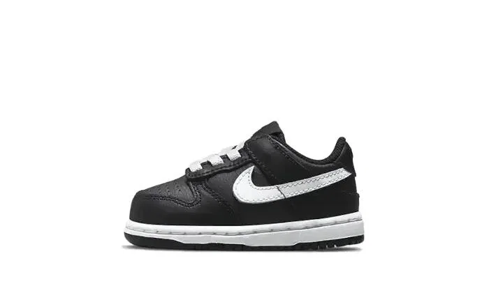 Детские кроссовки с низким силуэтом Dunk Low Black White Nike, Schwarz