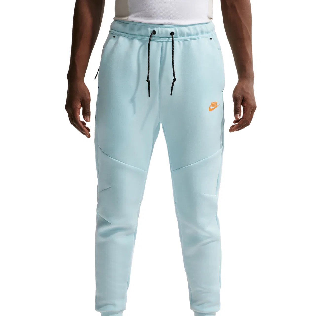 Мужские брюки Tech Fleece Nike, оранжевый/синий