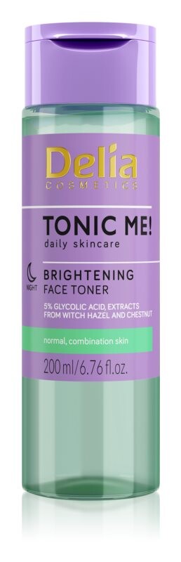 

Осветляющий тоник на ночь Delia Cosmetics Tonic Me!