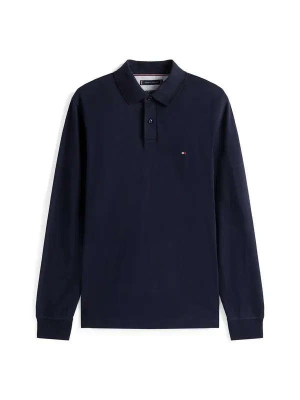 Футболка поло с вышивкой Regular Tommy Hilfiger Desert Sky — фото 4
