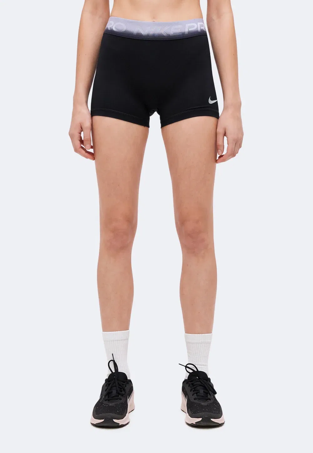 Короткие леггинсы Nike Performance, Black/Ghost