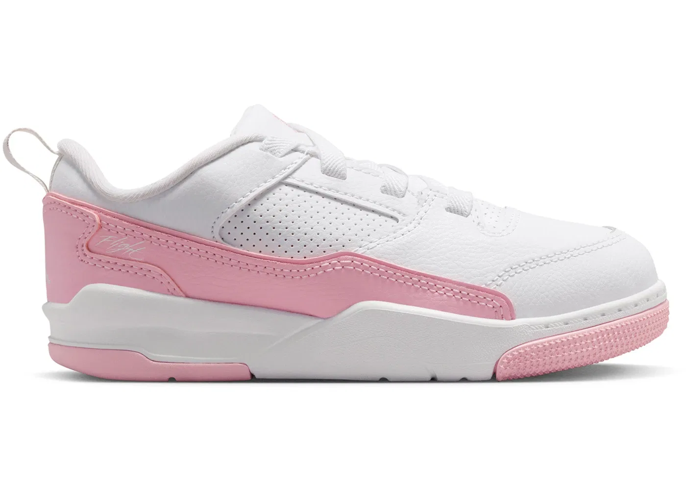Детские кроссовки Jordan Flight Court White Medium Soft Pink, цвет White/Medium Soft Pink