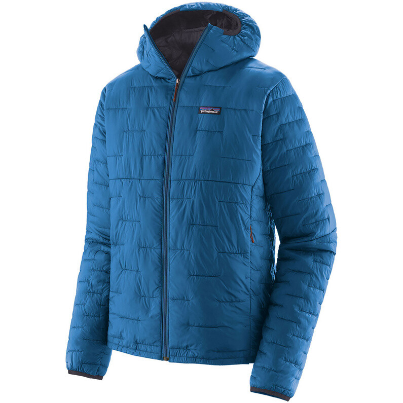 

Мужская куртка с капюшоном из микро-пуховика Patagonia, синий
