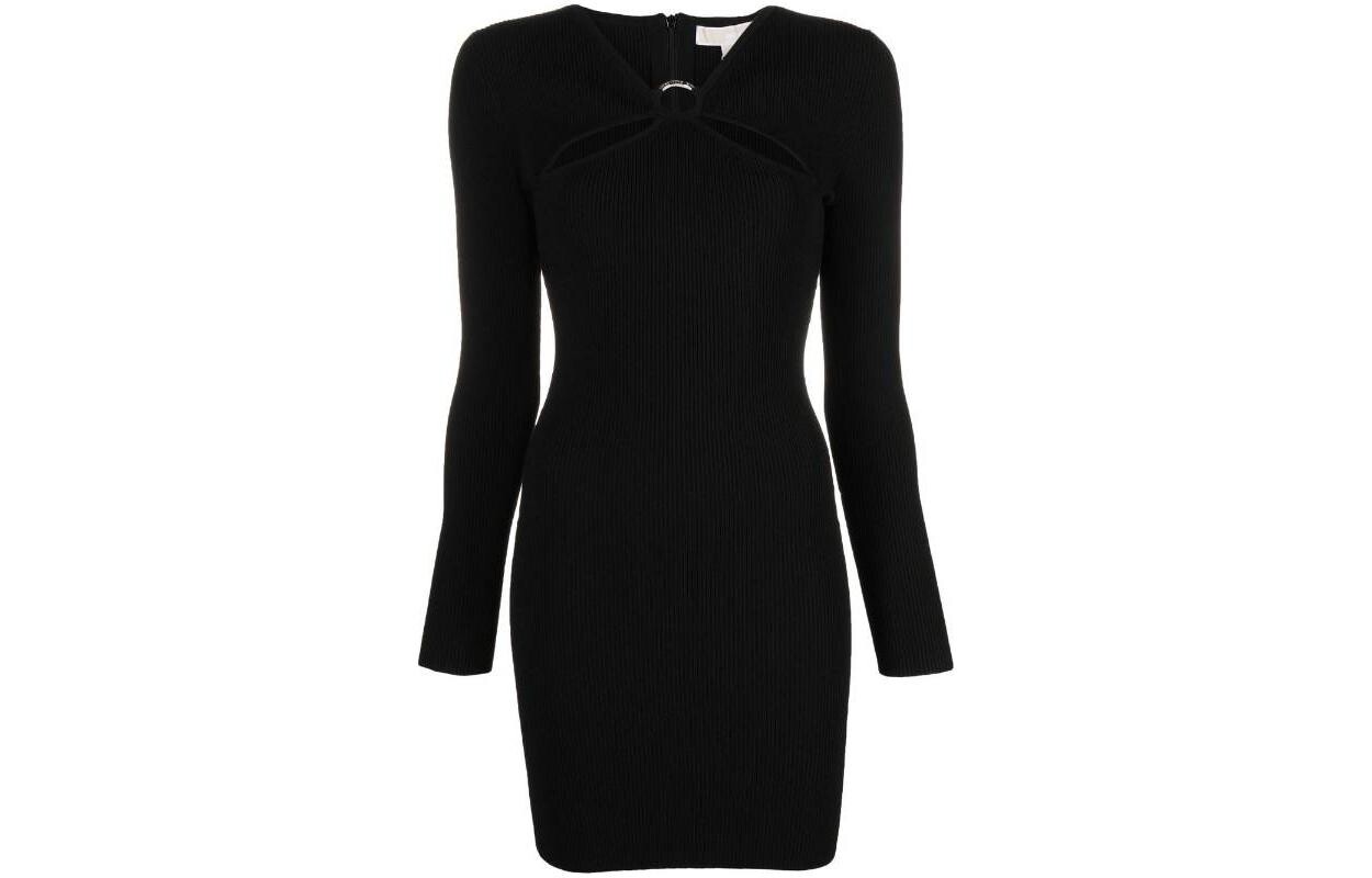 

Michael Kors Женское платье с длинными рукавами Michael Kors, цвет Black