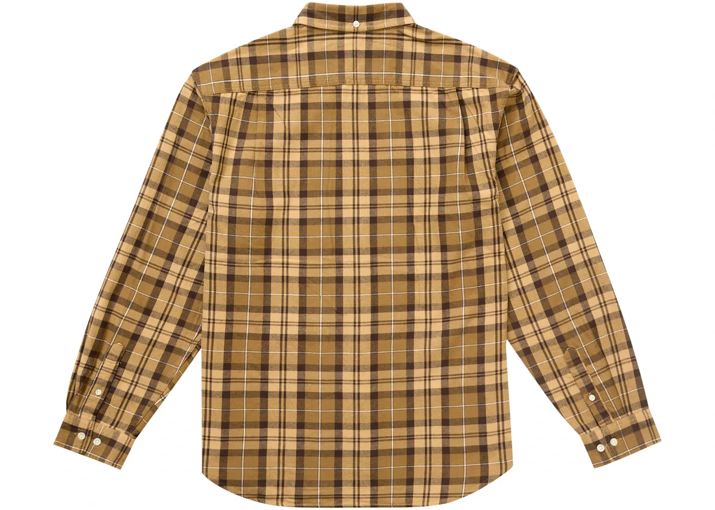 Мужская фланелевая рубашка с принтом Supreme Shirt (FW24), Tan — фото 2