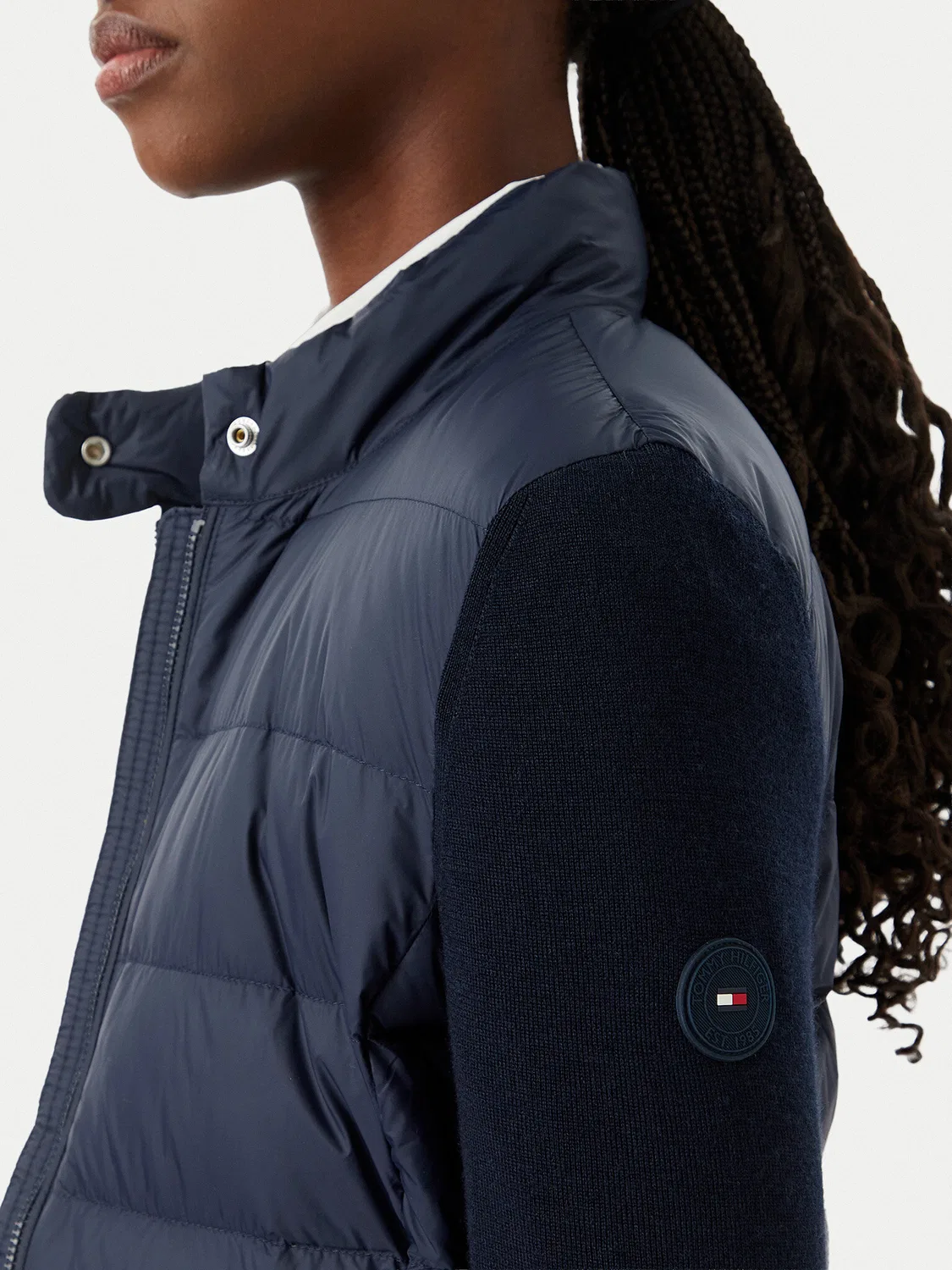 Женская демисезонная куртка стандартного кроя Tommy Hilfiger, темно-синий — фото 4