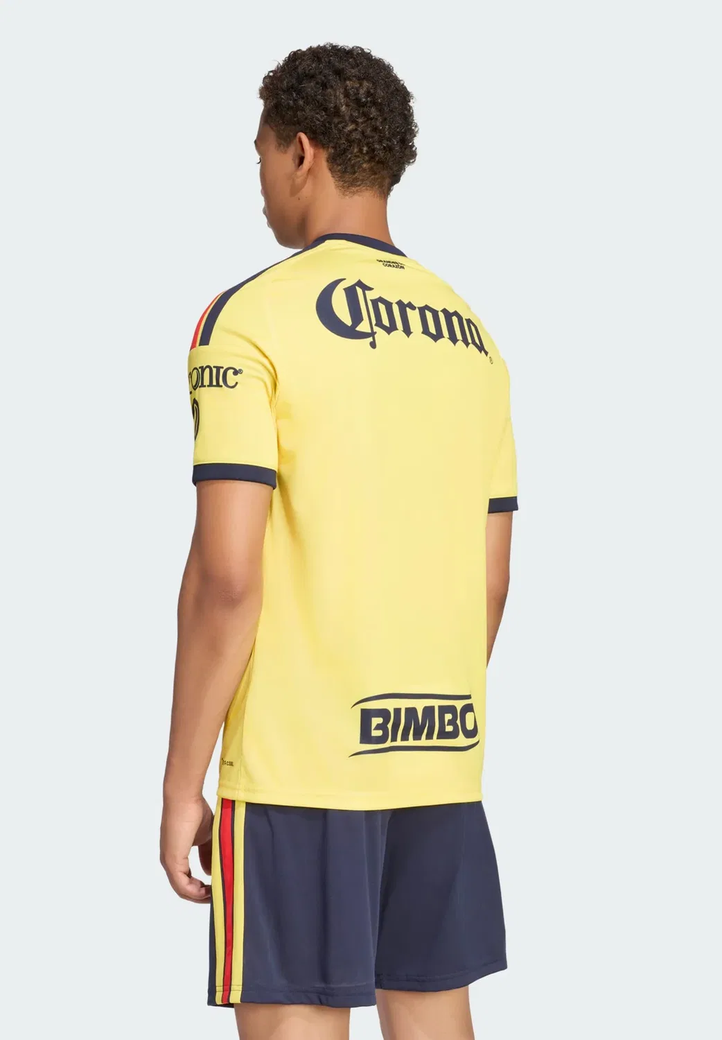 Домашняя футболка клуба «Америка» сезона 26/27 - клубная форма Adidas Performance, Impact Yellow/Legend Ink — фото 2