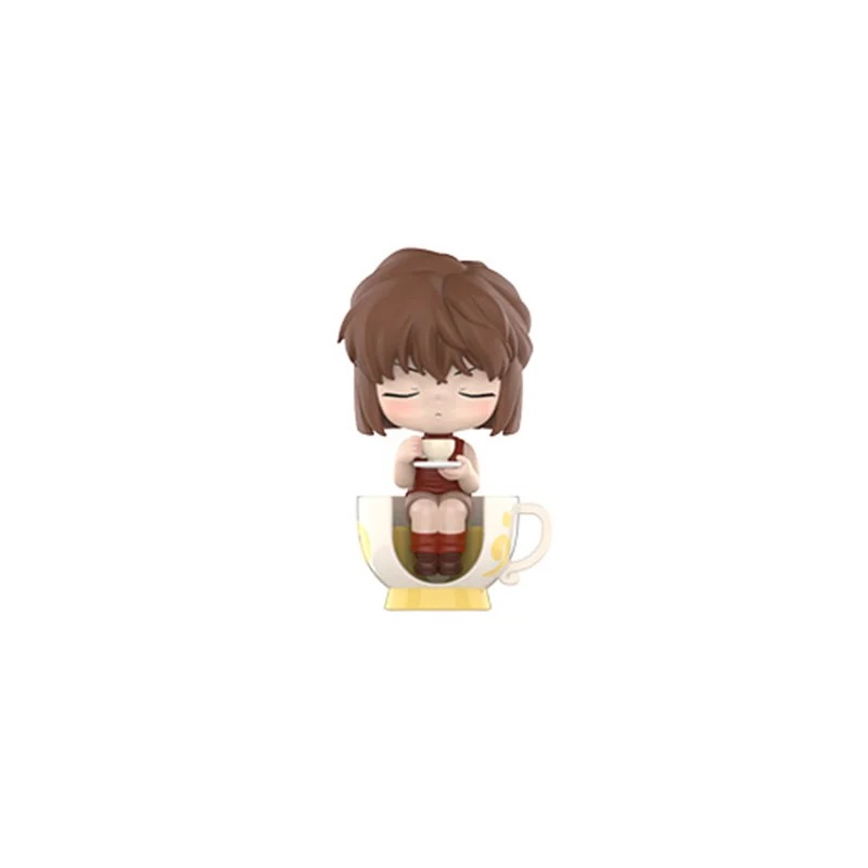 

Фигурка Pop Mart Detective Conan Carnival Gray Yuan Wai - Rotating teacup (упаковано в пакет), коричневый
