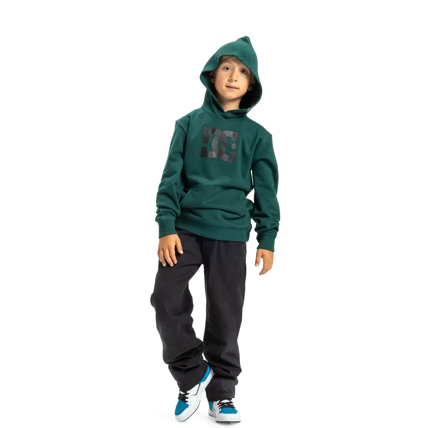 Детское худи с принтом DC Star DC Shoes, Verde — фото 4