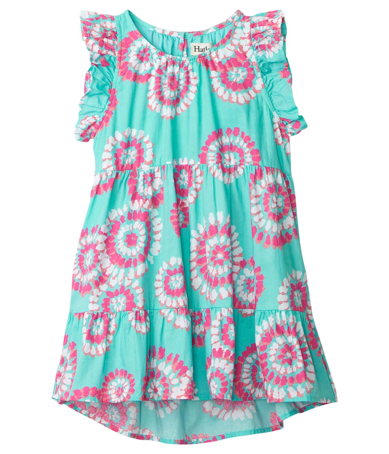 

Платье Hatley Kids, Painted Mandalas Ruffle Sleeve Dress