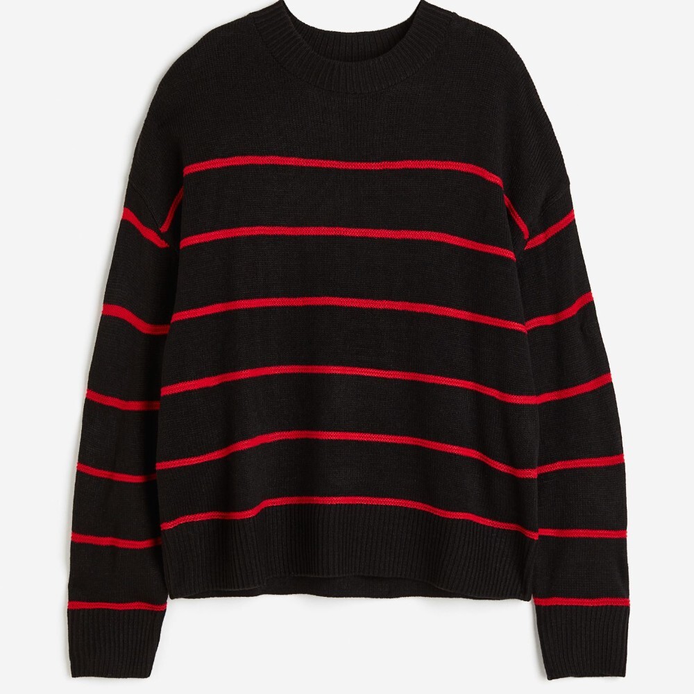 

Свитер H&M Jacquard-knit, черный