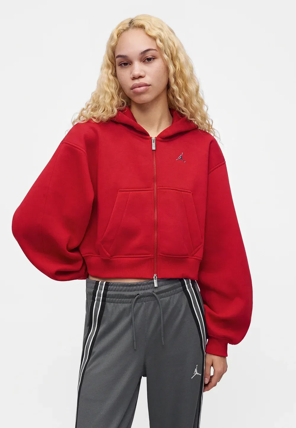 Толстовка на молнии Jordan, Gym Red — фото 4