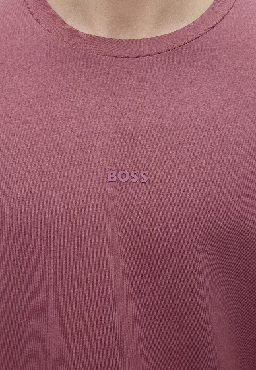Футболка BOSS TChup бордового цвета — фото 3