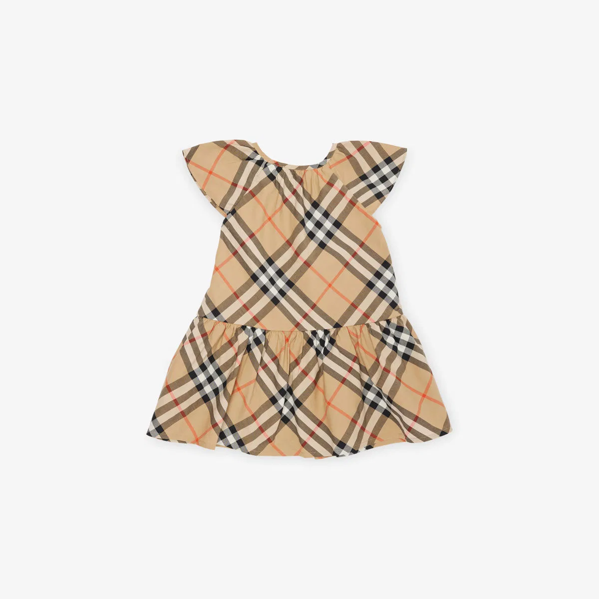 Хлопковое платье в клетку Talley, размер 6 месяцев - 2 года Burberry — фото 3