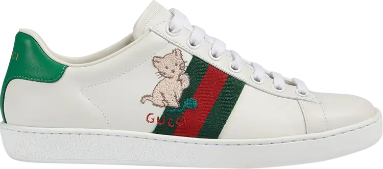 Кроссовки Gucci Wmns Ace Kitten, белый