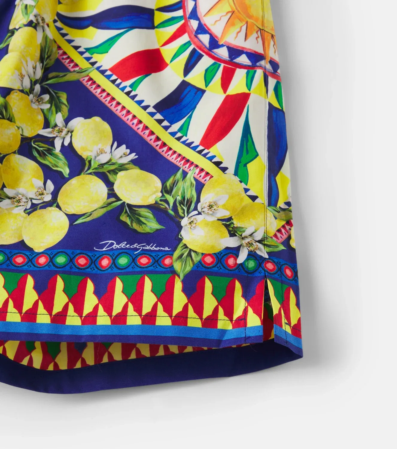 Шорты хлопковые Carretto Dolce&Gabbana Kids, мультиколор — фото 4