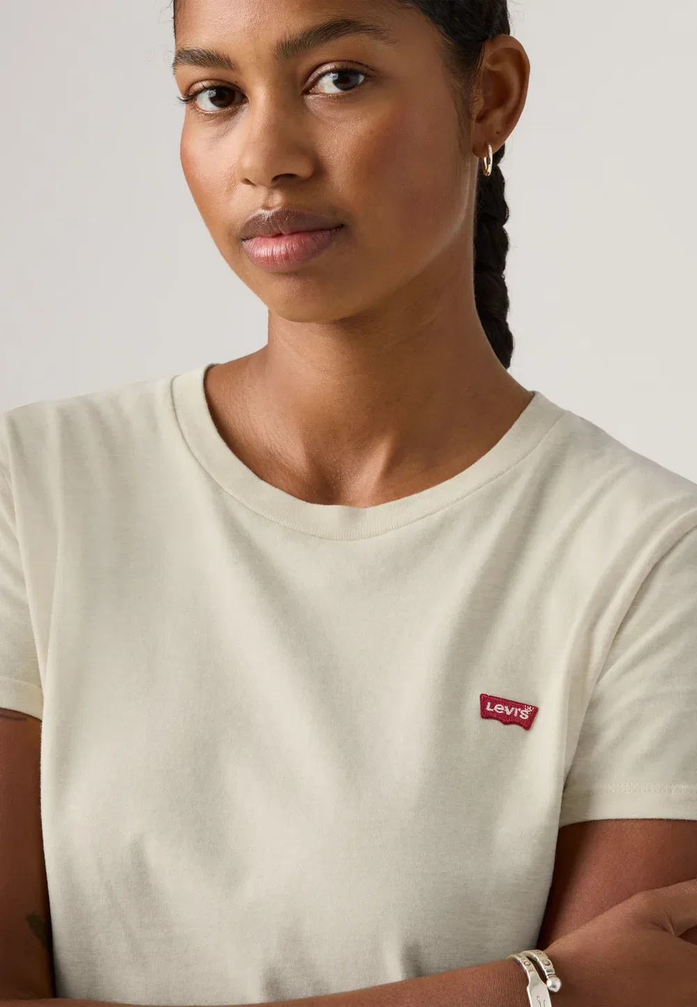 Идеальная футболка - базовая футболка Levi'S, Oatmeal Heather — фото 4