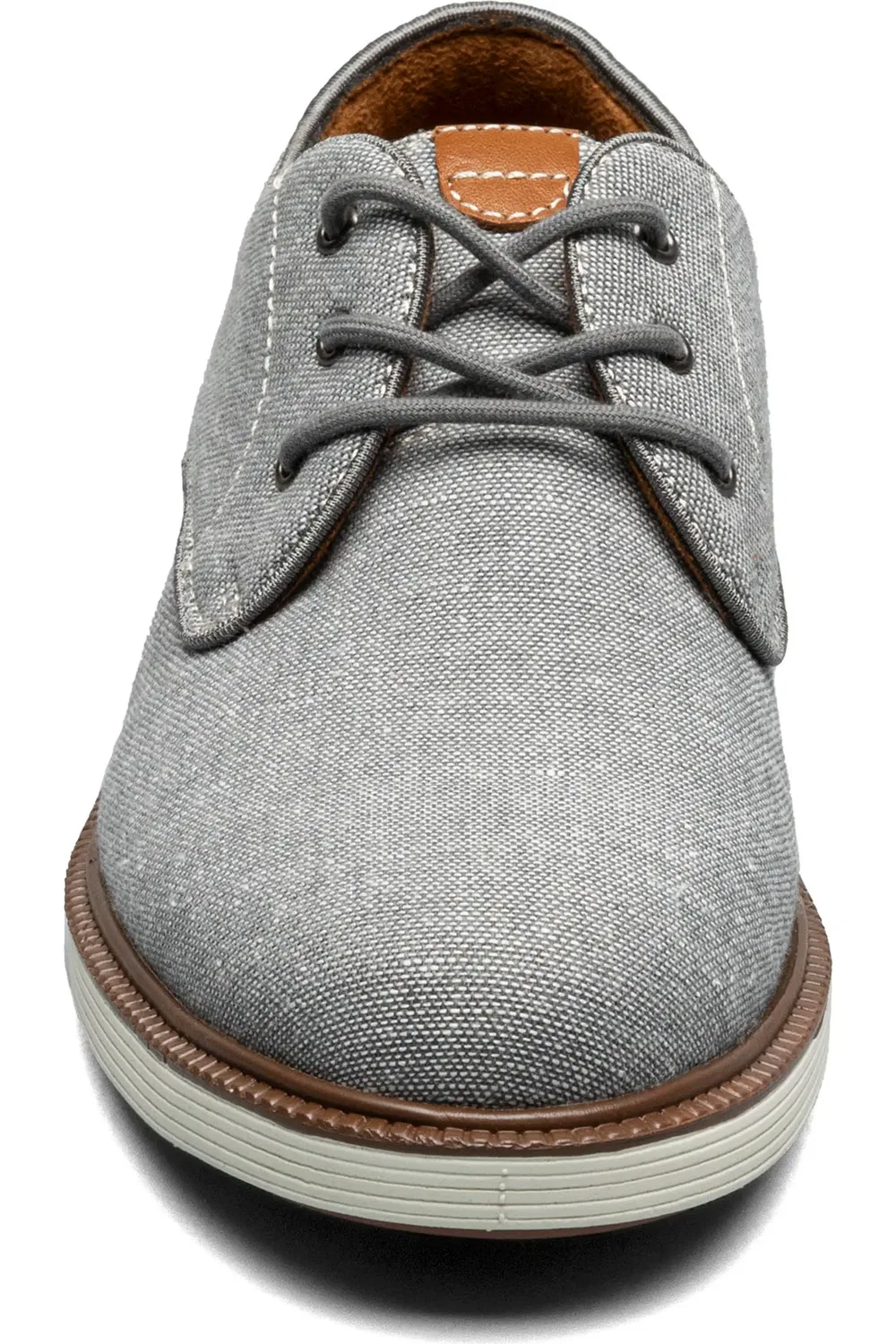 Детские туфли оксфорды на плоской подошве Highland Florsheim, серый — фото 3