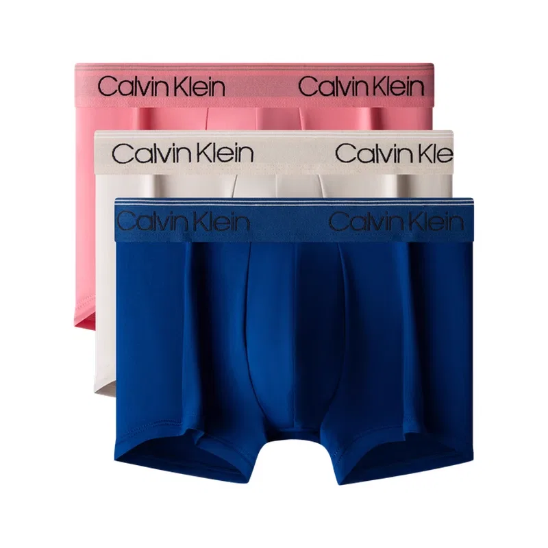 Мужские боксеры Calvin Klein, комплект из 3 штук, Pink/White/Blue