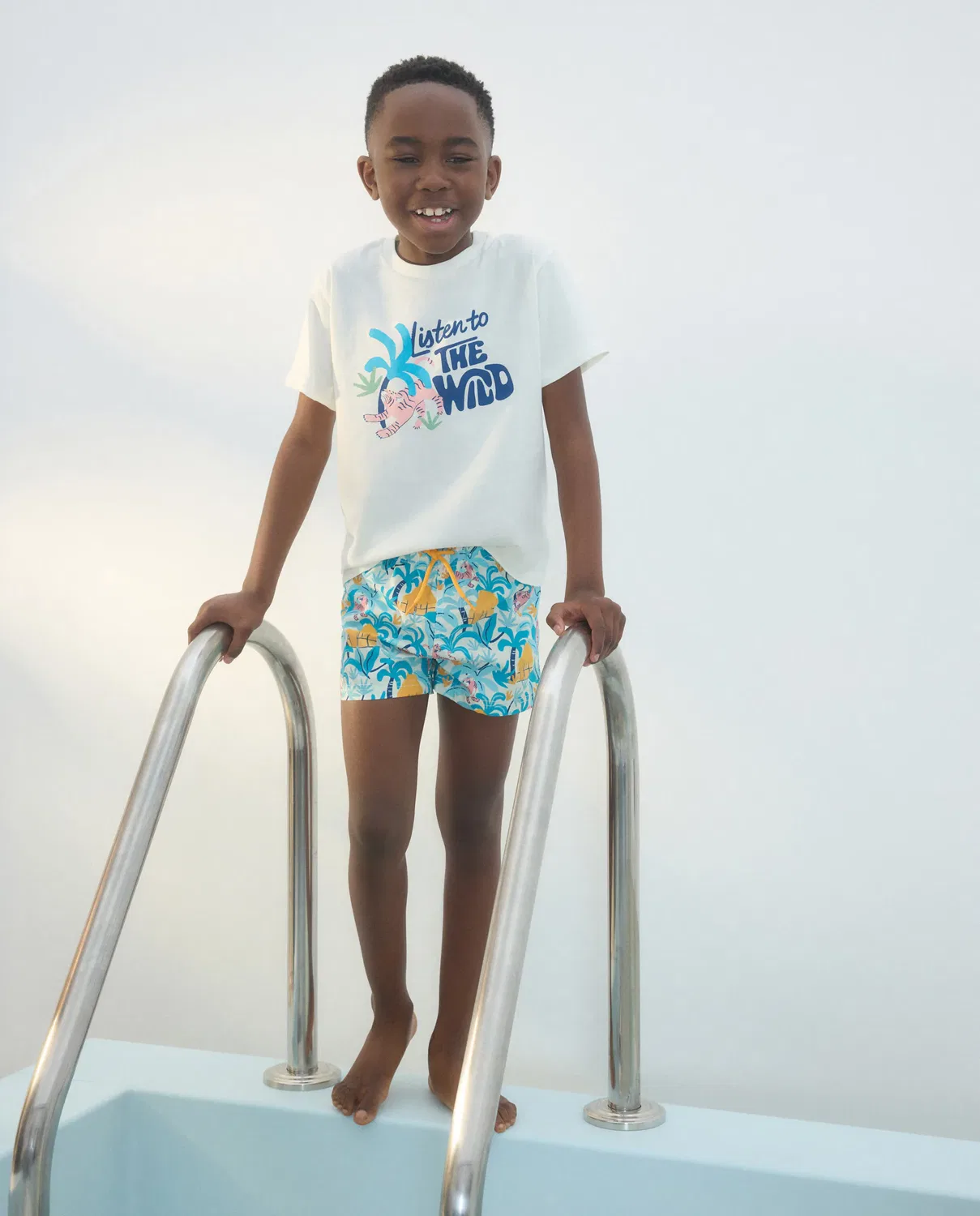 Детская футболка для мальчиков хлопковая Cabañas Tigres Kids El Corte Inglés, Multicolor