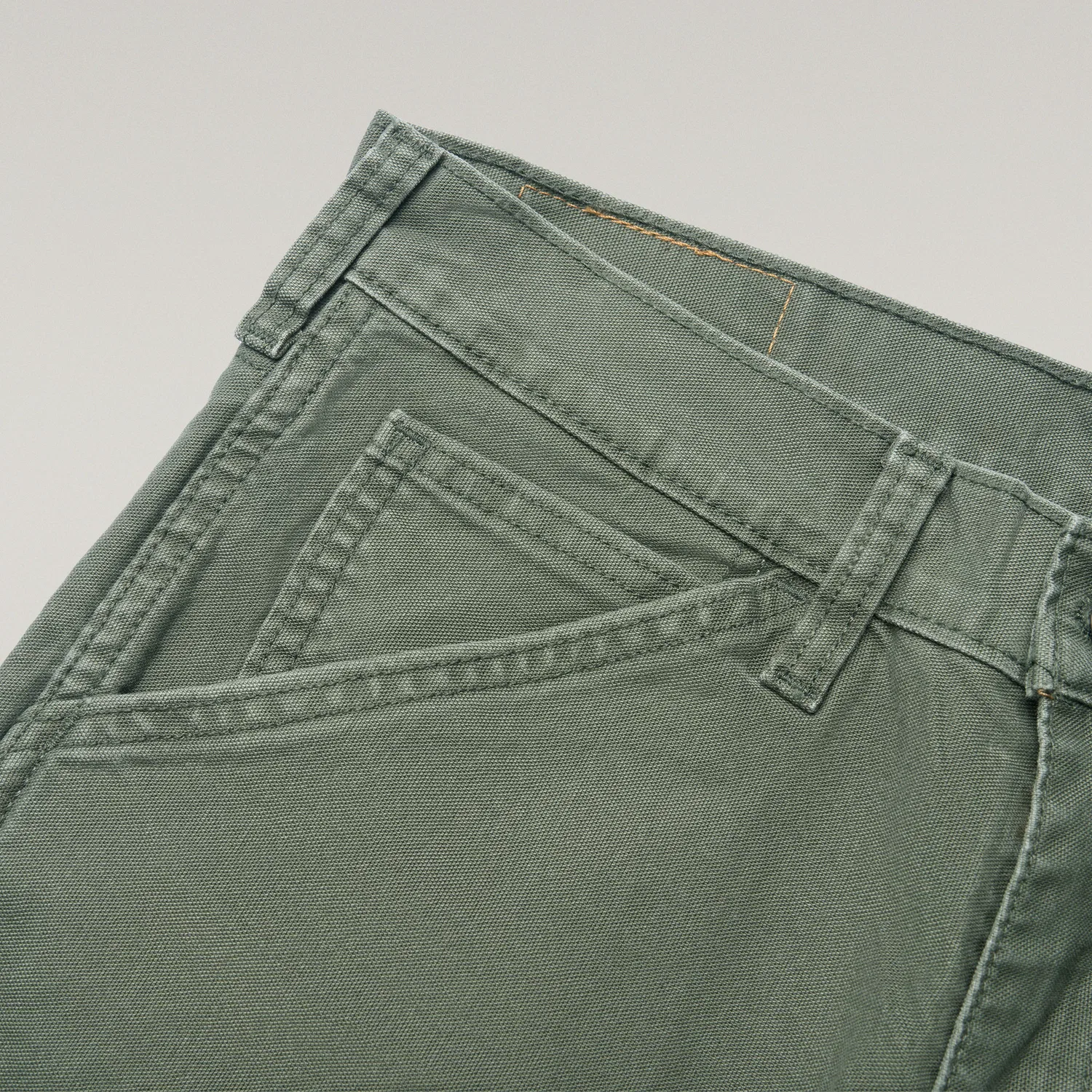 Мужские джинсы классического прямого кроя Levis, Army Green — фото 4