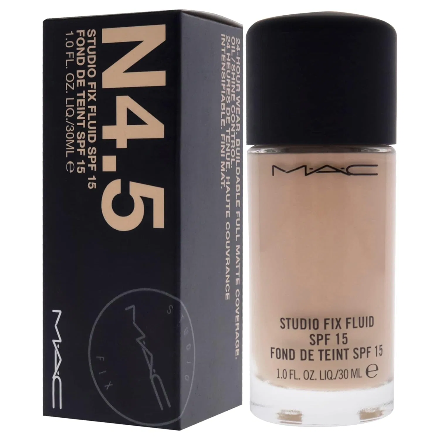 Тональный крем Liquid Foundation, MAC, 30 мл, N4.5 — фото 4