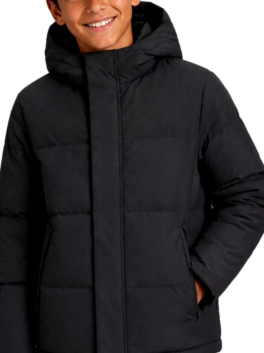 Детская зимняя куртка Jack & Jones Junior 'JJESoho' черного цвета — фото 3