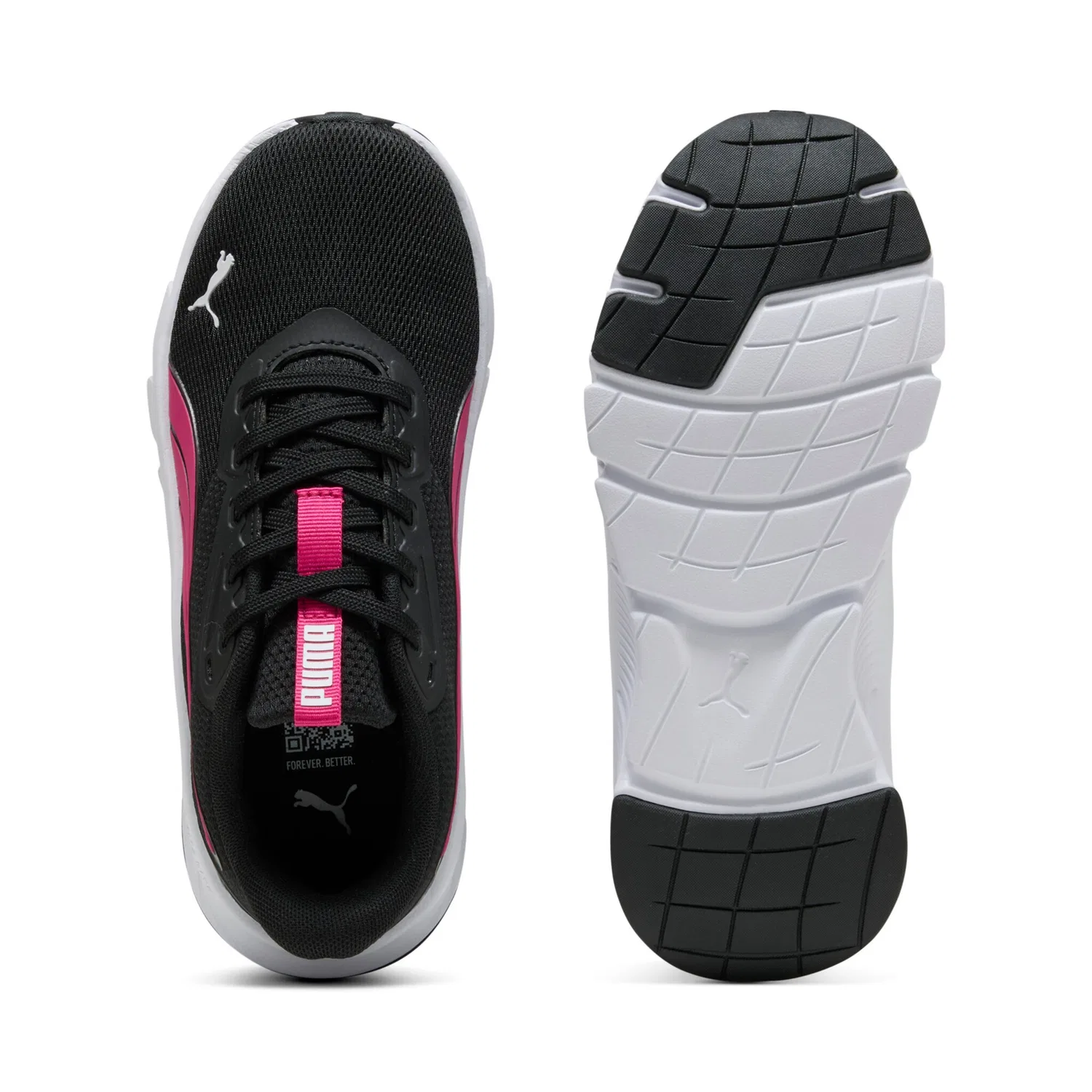 Детские кроссовки с амортизацией FlexFocus Lite Modern Puma, Black/Pink/White — фото 4