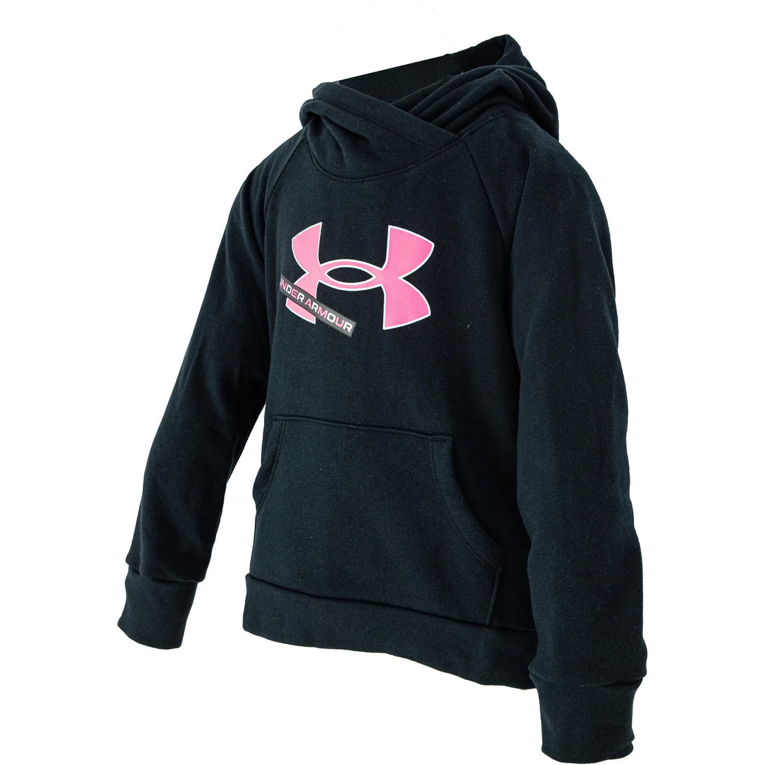 Детское худи Under Armour Rival Fleece Logo, Schwarz — фото 3