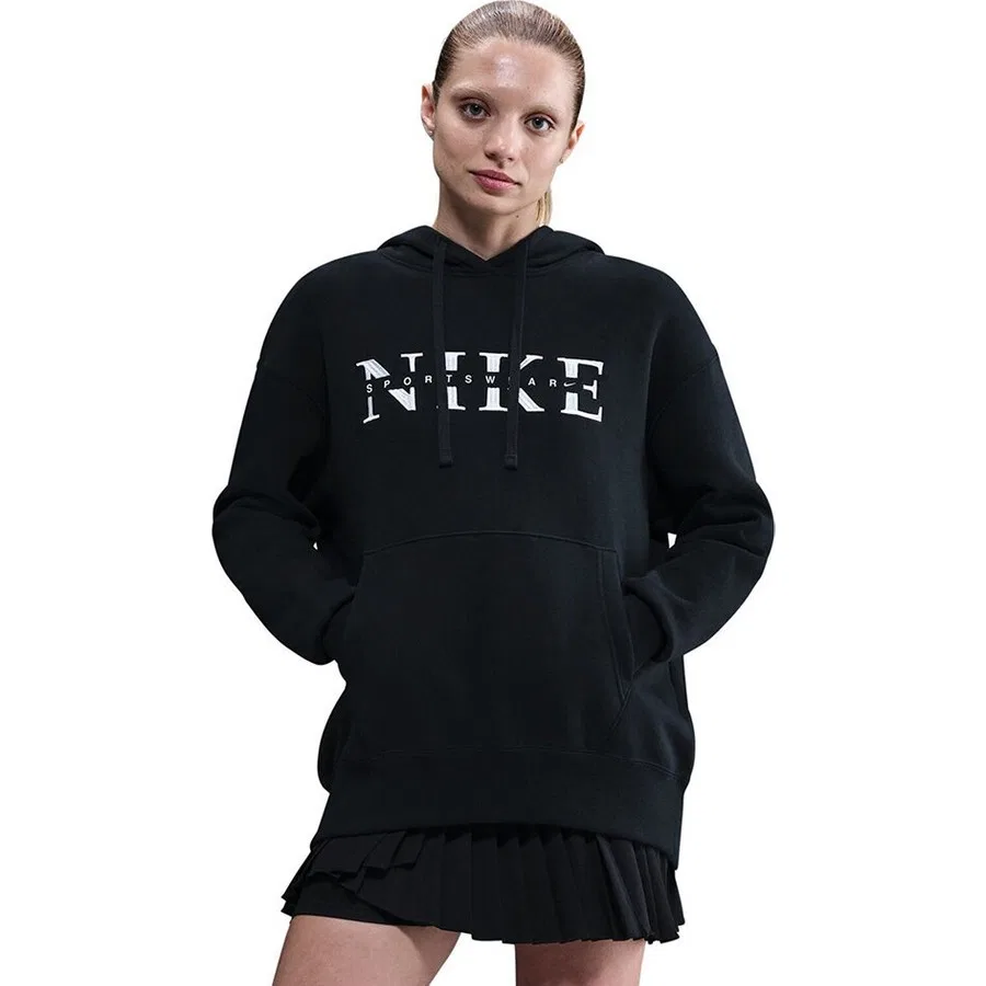 Женский свитшот с капюшоном Phnx Flc Po Hood Gls Nike, Черный